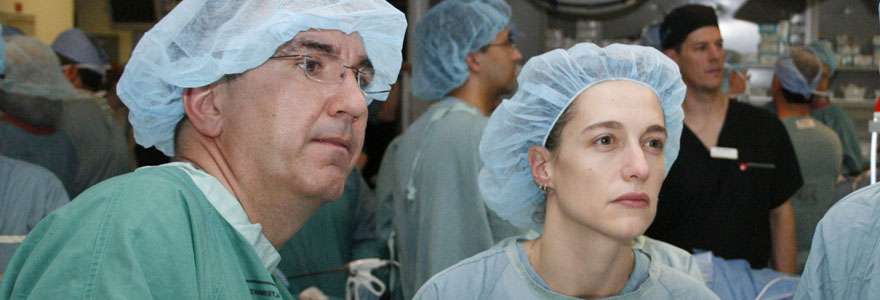 Dr. Richard Malthaner, Chair/Chief, Division of Thoracic Surgery, and Dr. Dalilah Fortin, Associate Professor