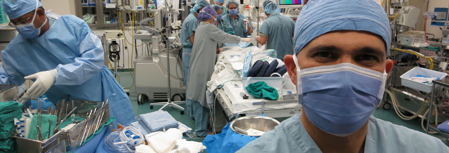 Dr. Bob Kiaii in the OR