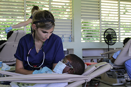 Photo of Christina Sperou in the clinic