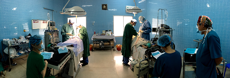 Photograph of surgery room in Vietnam