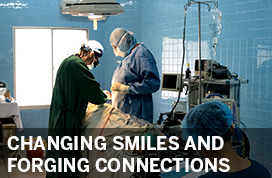 Photograph of surgeons in surgery